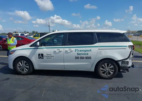 2017 Kia Sedona Lx из США, поврежденный, VIN KNDMB5C14H6331069